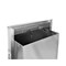 Alpine Industries 12 Gal. Stainless Steel Leak-Proof Recessed Mounted Waste Receptacle Trash Can ALP493-MK - alternate 7
